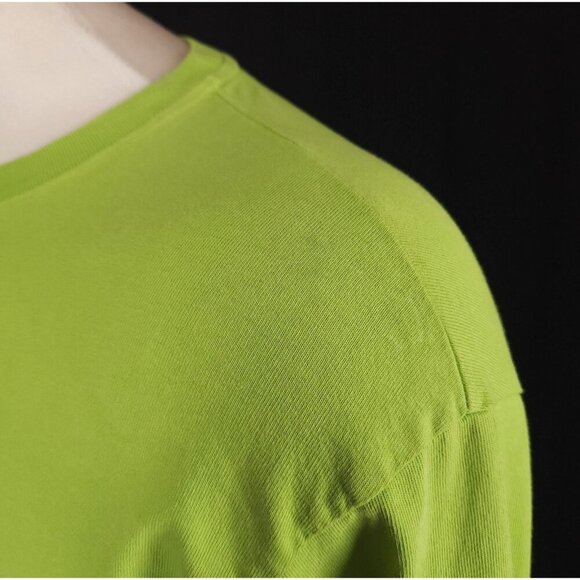 Awake NY Block Out Logo Long Sleeve T-Shirt Size M Mens Green $70 - Picture 8 of 14